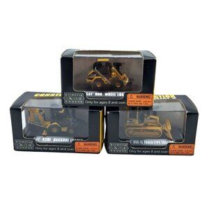 Cat‎ Construction Mini Vehicle Set Of 3 - 906 Wheel Loader 420E Backhoe Loader &